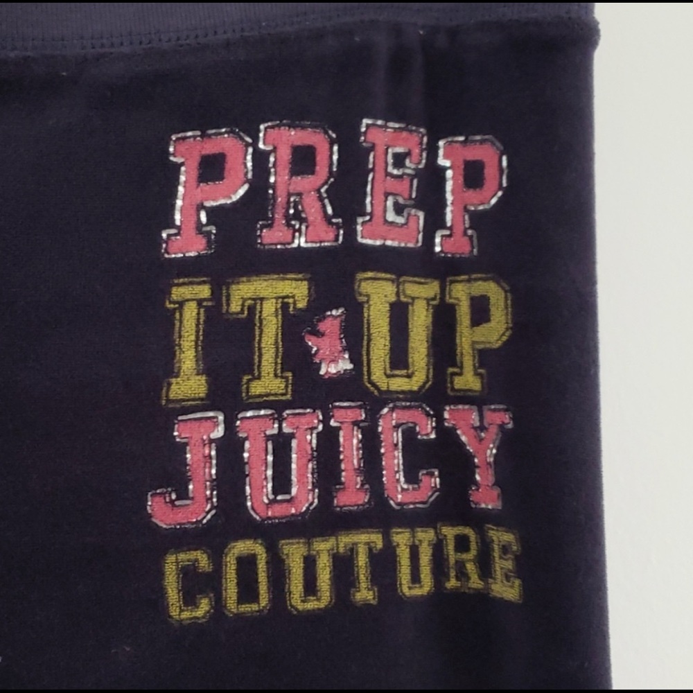 Vintage Y2K Juicy Couture Prep it up Purple velour tracksuit pants